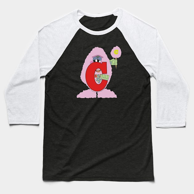 The Letter People: Mr. C Baseball T-Shirt by Third Quarter Run